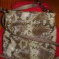 B. MAKOWSKY SNAKE PRINT HANDBAG / PURSE