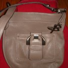 B. MAKOWSKY TAUPE CROSS BODY HANDBAG / PURSE