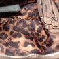B. MAKOWSKY TAUPE CROSS BODY HANDBAG / PURSE