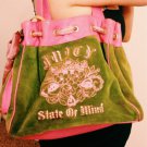 JUICY COUTURE HANDBAG + SUNGLASS CASE + BOX