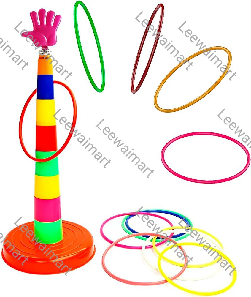 Ring Toss Game for Kids, Ring Throwing Game for Single and Group Play, Outdoor and Indoor Fun Games