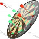Indoor and Outdoor Magnetic Score Dartboard Kit with 6 Soft Darts 17 Inch for bots and girls