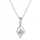 925 Sterling Silver Anushka Sharma Falling Dew Necklace with Box Chain