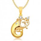 Ganesha God Religious Ganesh Idol Ganpati Pendant Locket with Chain
