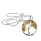 Tree of Life Crystal Stone Pendant