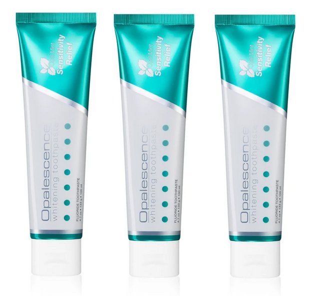3 x Opalescence Sensitivity Relief Whitening Toothpaste for sensitive teet 100ML