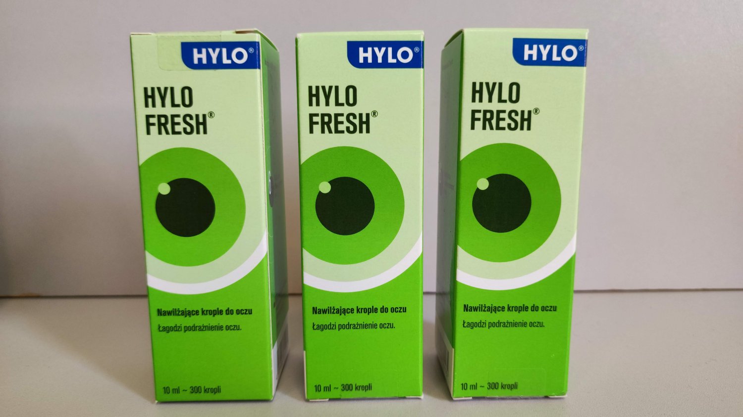 3x HYLO FRESH Lubricant Eye Drops with Sodium Hyaluronate ( 0.03) 10ml