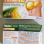 2x 30 HEPASLIMIN & Vitamin D3 For Healthy Liver Helps Digestion Detox 60 Tabs
