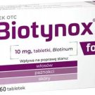 Biotynox Forte 10mg 60 tablets - Reduces Hair Loss, Improves Hair And Nail Growth Biotynox Forte 10mg 60 tablets - Reduces Hair Loss, Improves Hair And Nail Growth