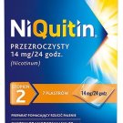 NIQUITIN - 14mg / 24 h - 7 transparent patches - 24h nicotine craving control - Step 2 NIQUITIN - 14mg / 24 h - 7 transparent patches - 24h nicotine craving control - Step 2
