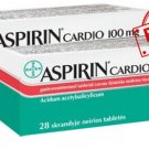 2pcs /56 Tablets Aspirin Cardio 100mg -  Heart Health Care Gastro Resistant