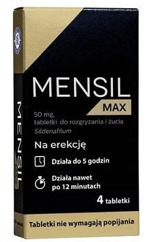 Mensil Max 50mg, 4 chewable tablets