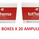 2x Tot'hema Liquid Iron Manganese Cuprum Ampules 40 x 10ml (Tothema)