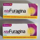 2x 30 NeoFuragina 50mg urinary tract infection furaginum 60 Tabs 2x 30 NeoFuragina 50mg urinary tract infection furaginum 60 Tabs