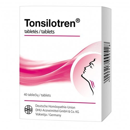 Tonsilotren Homeopathic Tabs, 40