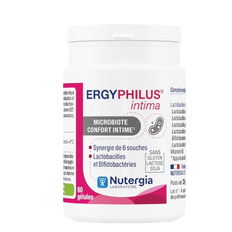 Ergyphilus intima NUTERGIA - 60 Caps - Probiotic for urinary comfort