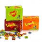 Love Is Chewing Bubble Gum - Assorted All 5 Flavors - 100Pcs Box