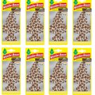 8 X WUNDER-BAUM CAFE COFFEE - CAR AIR FRESHENER - HANGING LITTLE TREE REFRESH