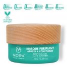 Moea Vegan Clay & Cucumber Purifying Mask absorbs impurities, 150 ml