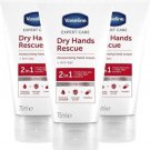 3 X Vaseline Expert Care Dry Hands Rescue Moisturises Protects against Bacteria