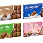 Schogetten German Chocolate Variety Pack, 4x100G - Dark, White, Alpine, Hazelnut