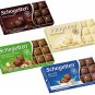 Schogetten German Chocolate Variety Pack, 4x100G - Dark, White, Alpine, Hazelnut
