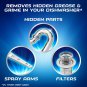4x3 Finish In-Wash Dishwasher Cleaner: Clean Hidden Grease & Grime - 4 Packs x 3
