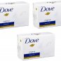 3x White Moisturizing Cream Beauty Bar Dove 90g / 3.75 Oz (Pack of 3)