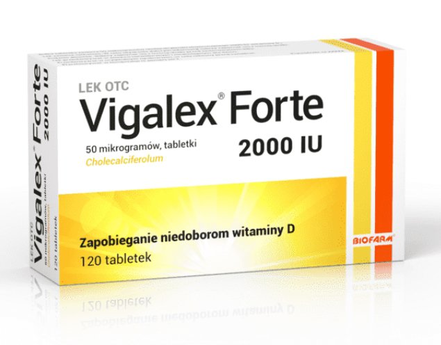 Vigalex Forte 2000 IU 120 tablets