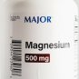 Major Magnesium 500mg 100ct Tablets