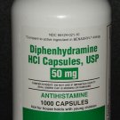SDA Diphenhydramine 50mg Capsules Sleep Aid & Antihistamine 1000ct SDA Diphenhydramine 50mg Capsules Sleep Aid & Antihistamine 1000ct