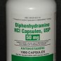 SDA Diphenhydramine 50mg Capsules Sleep Aid & Antihistamine 1000ct