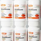 Rugby Simethicone Gas Relief 180mg 60ct - 6 Pack Rugby Simethicone Gas Relief 180mg 60ct - 6 Pack