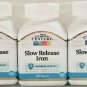 21st Century Slow Release Iron Tablets, 60 Count (Pack of 3)
