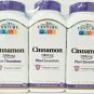 21st Century Cinnamon 2000mg Plus Chromium 120ct Caps- 3 Pack