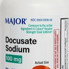 Major DOK Docusate Sodium Stool Softener 100mg Softgels 100ct Major DOK Docusate Sodium Stool Softener 100mg Softgels 100ct