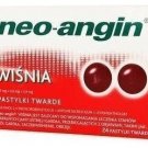 NEO-ANGIN 24 lozenges treatment pharyngeal Cherry Flavour Made in EU