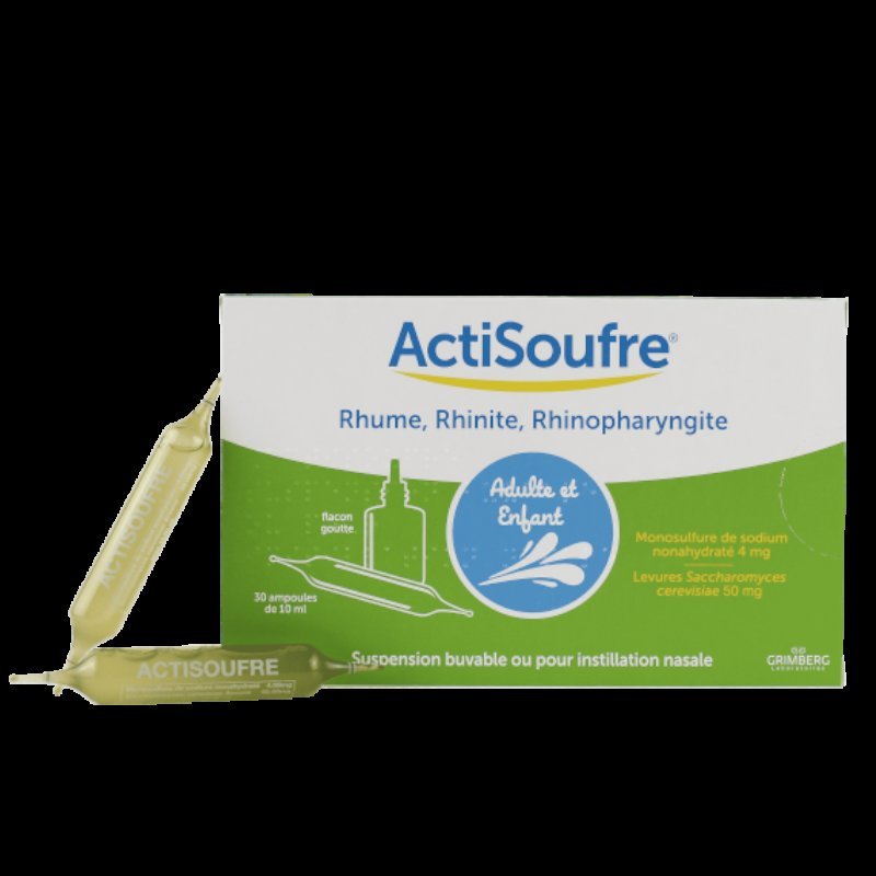 Actisoufre - 30 ampoules - GRIMBERG
