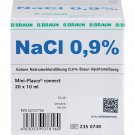 Isotonic saline solution NaCl 0.9% Braun Mini-Plasco , 10x 20 ml solution Isotonic saline solution NaCl 0.9% Braun Mini-Plasco , 10x 20 ml solution