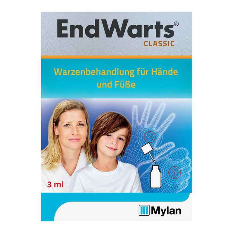 EndWarts&Acirc;&reg; CLASSIC - solution with formic acid against warts and plantar warts, 3 ml