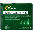 Minoxidil 5% Cooper Solution 3X60ml - Helps Fight Alopecia
