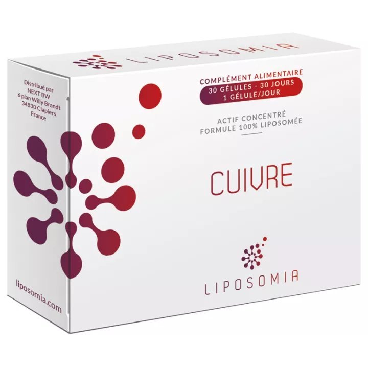 COPPER LIPOSOMIA - 30 capsules