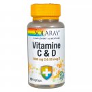 Solaray Vitamin C 1000 mg & D 50 mcg 60 vegetable capsules Solaray Vitamin C 1000 mg & D 50 mcg 60 vegetable capsules