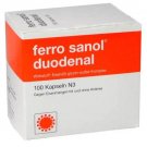 Ferro sanol duodenal 100 mg, 100 pcs - for iron deficiency