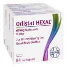 3x Orlistat HEXAL 60 mg hard capsules 84pcs (3x 84 pcs)