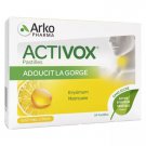 Arkopharma Activox Softens The Throat 24 lozenges - Honey Lemon Flavor