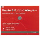 Vitamin B12 Cyanocobalamin 1000MCG/4ML GERDA 6 phials