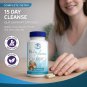 RAIZ DE 15-Day Digestive Detox Gut Cleanse - Senna, Cascara Sagrada, Psyllium Husk