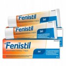 2x Fenistil gel 0,1% for allergies to bites and burns 30 g 2x Fenistil gel 0,1% for allergies to bites and burns 30 g