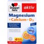Doppelherz Magnesium+Calcium+D3 Active, 120 Tabs - 4 months supply